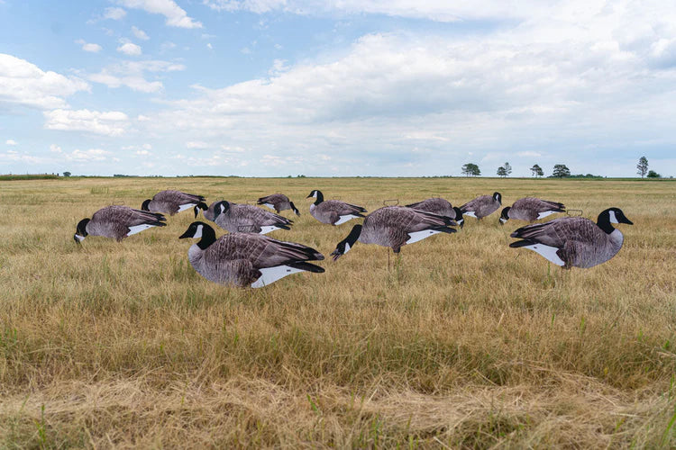 GHG Pro-Grade Flocked Head Canada Goose Silos