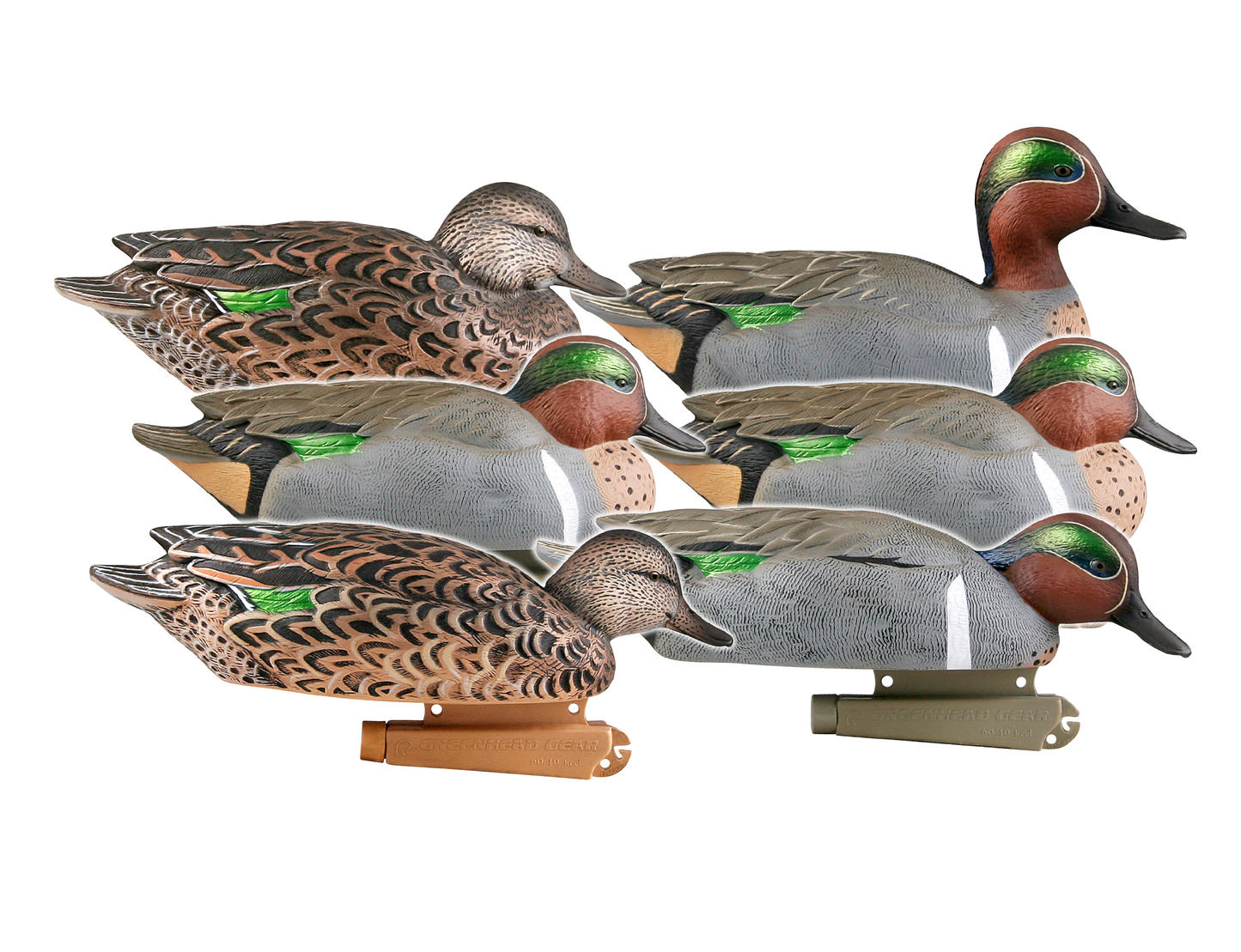 GHG Pro-Grade Greenwing Teal Floater - 6 pack