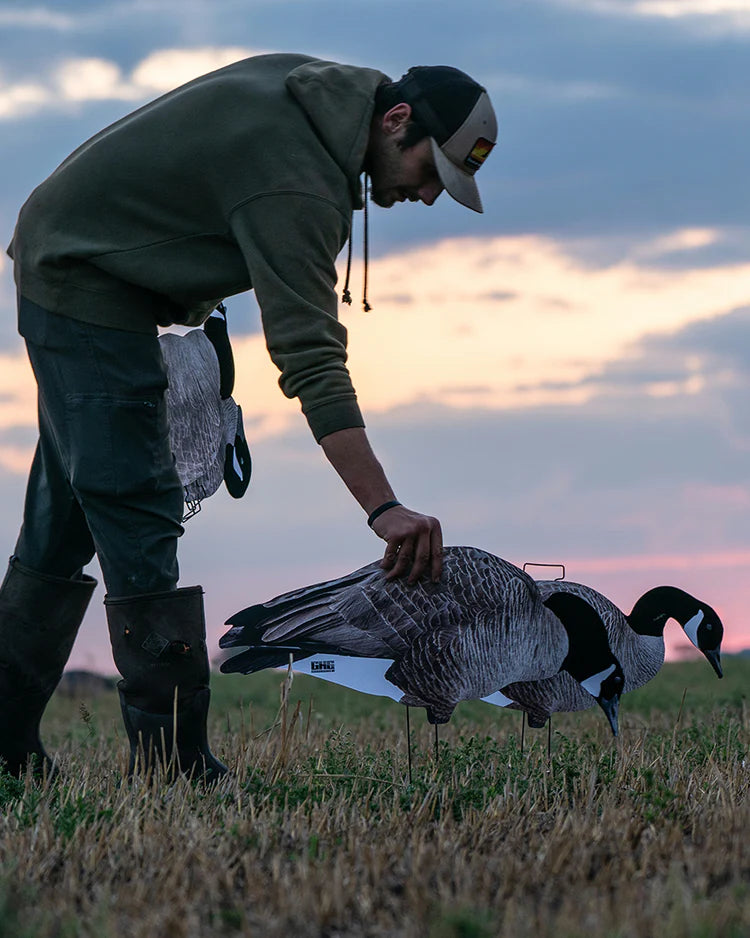 GHG Pro-Grade Flocked Head Canada Goose Silos