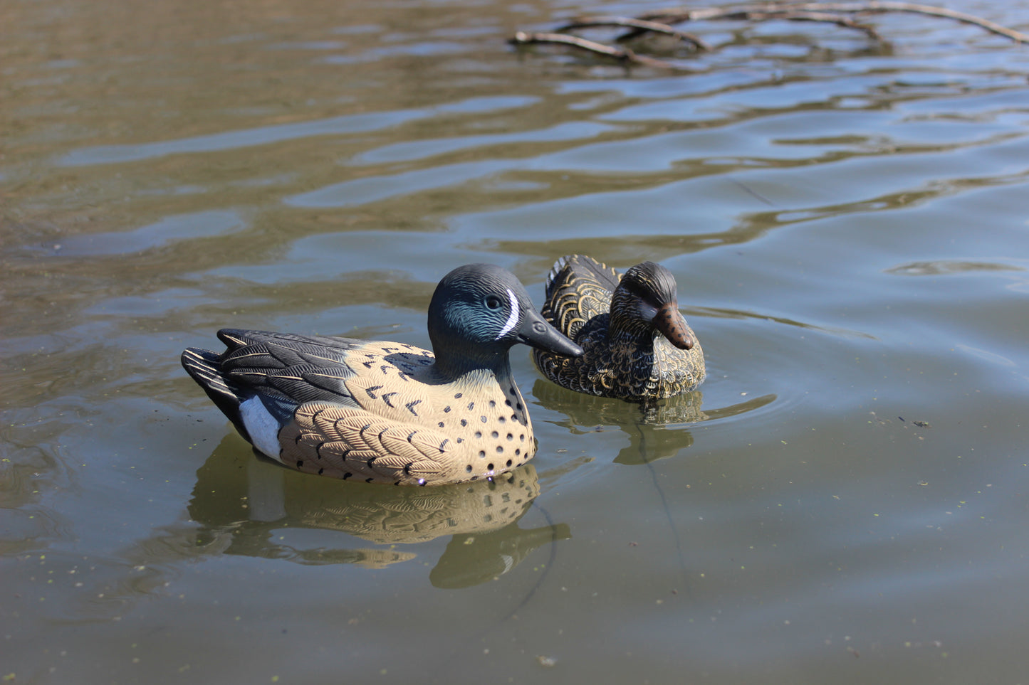 Pre-rigged Super Blocks Bluewing Teal - 12 pack