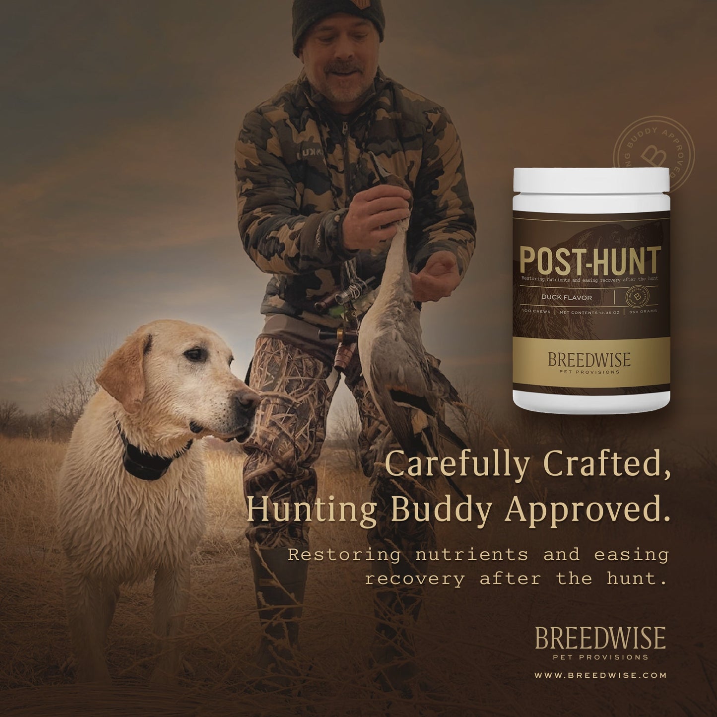 Breedwise Pre & Post-HUNT Soft Dog Chews -  Bundle