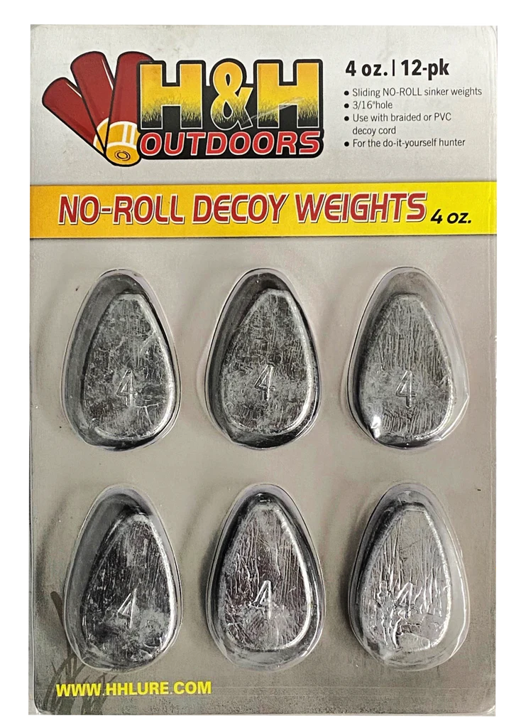 No Roll Decoy Weights