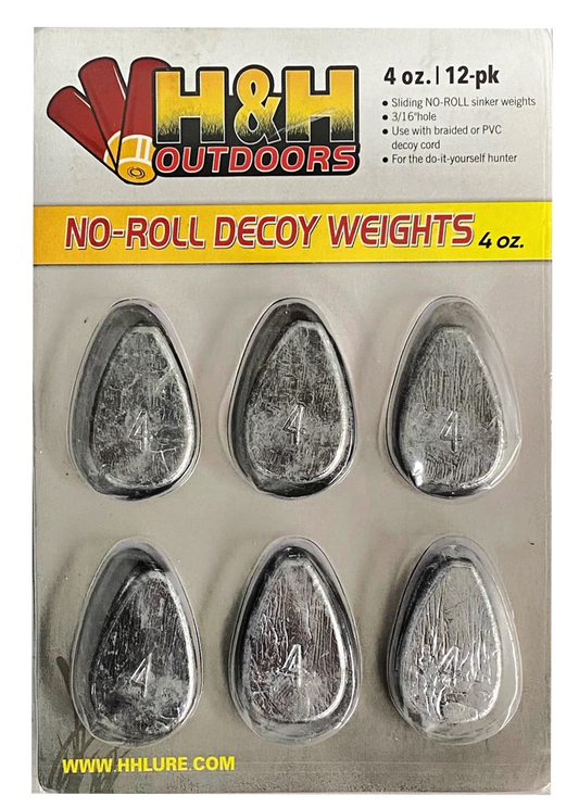 No Roll Decoy Weights